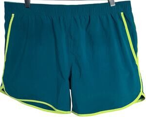 Bonobos Large High Inseam Green Stretch Shorts